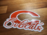 Celina Bobcats Cursive Sticker