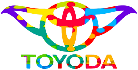 Toyoda Autism decal